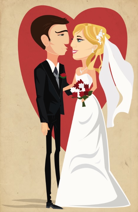 Couple de mariés